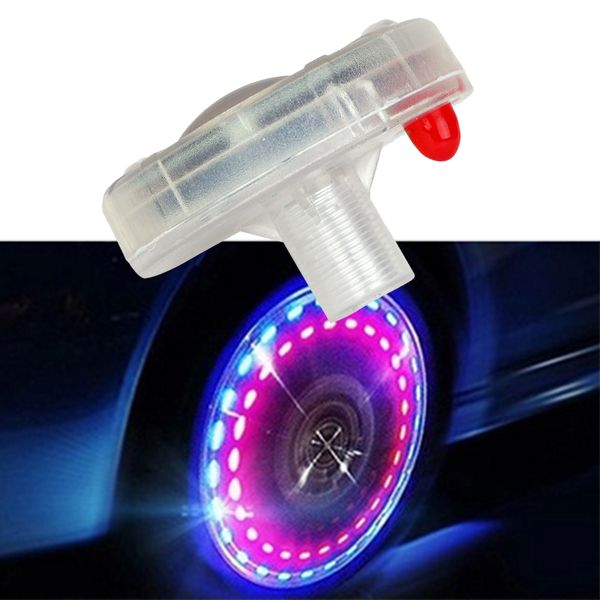 

decor lamp valves auto accessory car motocycle wheel light air caps car-styling tire valve caps solar energy led light 1 piece