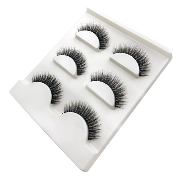 

3 pairs mink hair imitation thick false eyelashes curly long extension makeup false eyelashes beauty makeup supplies