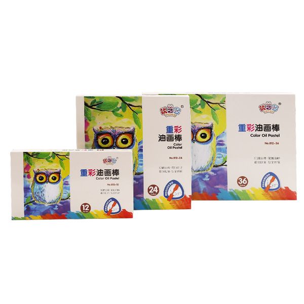 

color oil pastel set 12/24/36 colors pastel soft crayon student painting coloring pen children's drawing supplies