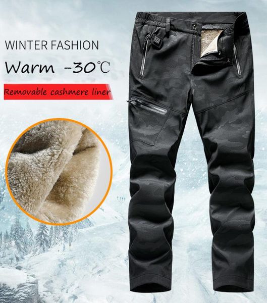 

couple electric heating cotton trousers men women charging winter plus velvet constant temperature usb pants warm knee pants, Black
