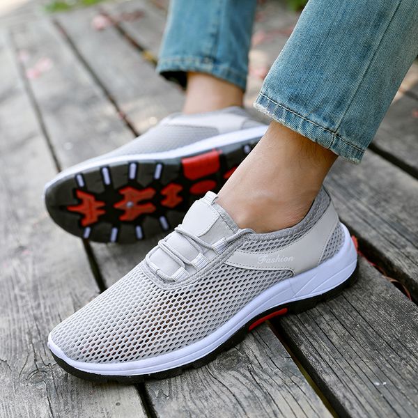 

summer breathable mesh shoes hollow sneakers walking shoes