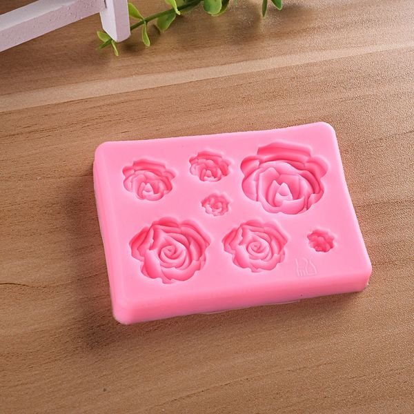 

роза цветы силикон форма торт chote fondant mold кондитерский кекс выпечка торт украшая инструмент