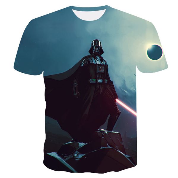 

new fashion tshirt men women t-shirt 3d print movie tee shirts casual t shirt summer brand clothing, White;black