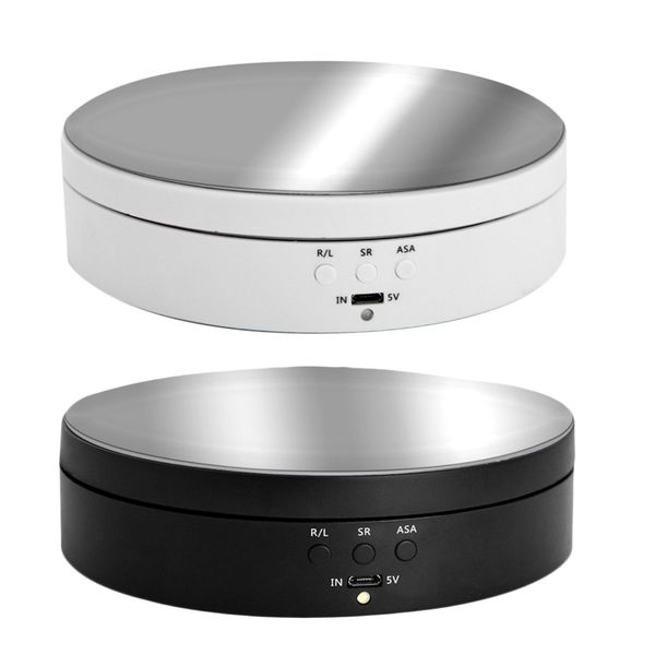 

3 speeds rotating display stand base turntable mirror battery/usb powered - 2 colors for choose, Pink;blue