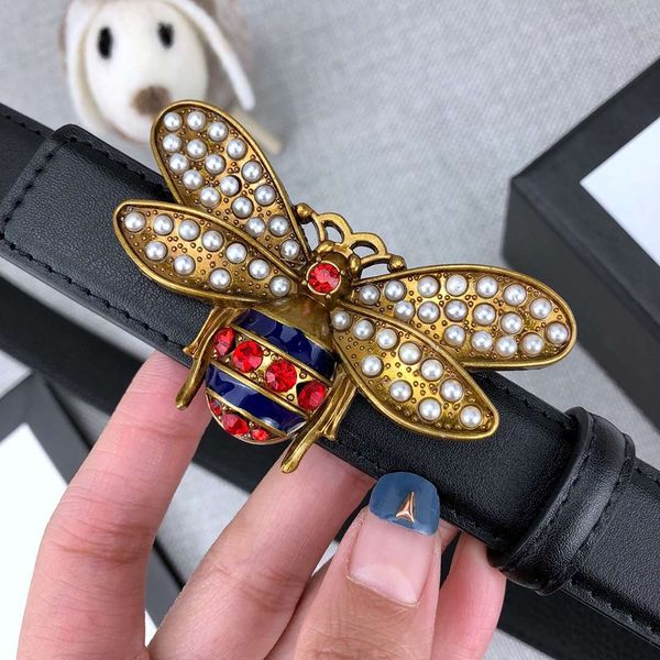 

new fashion bee bucket belts fashion belts man womens smooth buckle 6 buckle optional belt ing