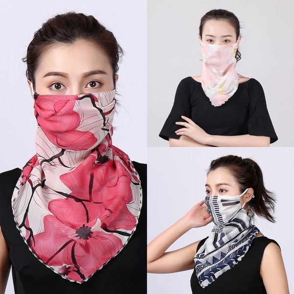 

jijti face shipping scarf windproof uv protection print bandana multifunction cycling outdoor mask magic turban scarf 5 styles, Black