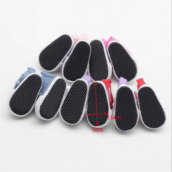 

1pair fashion doll shoes for toy assorted shoes sneaker for barbie doll shoes for russian doll accessories 8colors 5cm