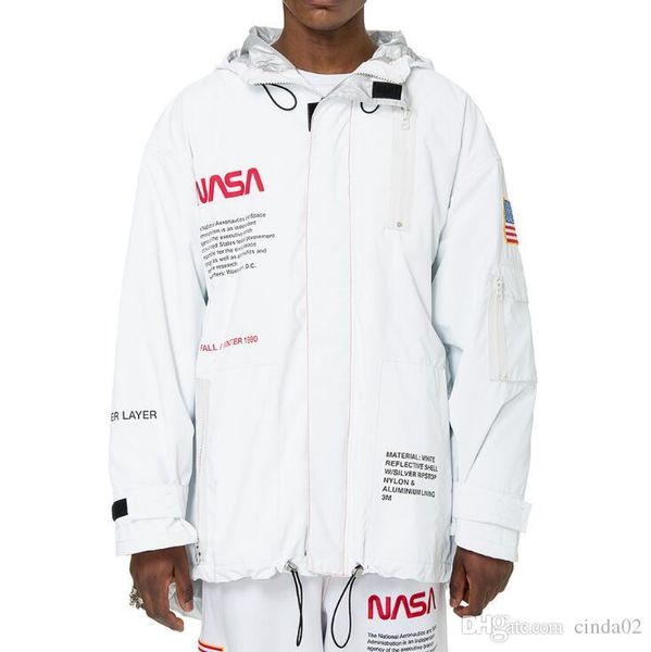 

Heron pre ton na a high tech parka men reflective windbreaker black white long length jacket long outerwear