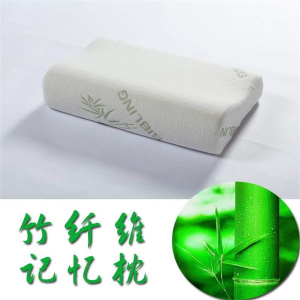 

bamboo fibre space memory foam pillow slow rebound memory cotton pillow health care