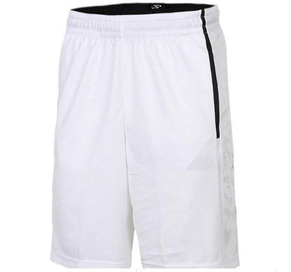 

дизайн мужские шорты письмо печати эластичный пояс мужской спортивные шорты баскетбол wear pant, White;black