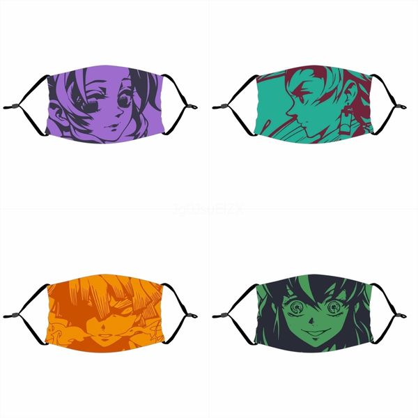 

fasion fa masks floral dener printed 4-layer earloop wasale protective dustproof cotton clot mout masks fy0036#675, Black