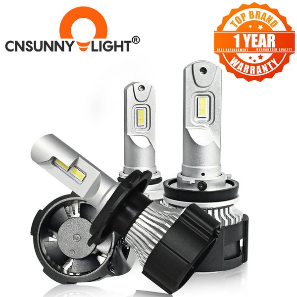

cnsunnylight h11 h7 canbus led car headlight h4 h8 9005 3 4 d1 9012 bulbs 104w 9000lm super lights 6500k foglamp accessories
