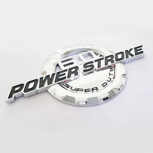 

6.0l powerstroke emblem power stroke super duty badge f f250 f350 ch