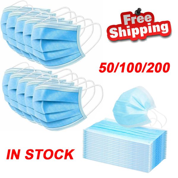 

disposable cover masks 3 layers mouth mask anti-dust windproof masks health care earloop mouth mask health protection face mask