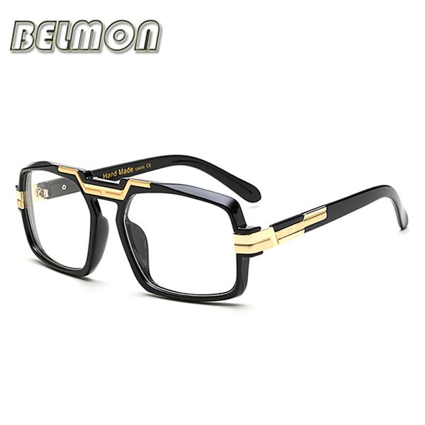 

eyeglasses frame women men computer optical myopia eye glasses big spectacle frame for women's male clear lens female rs076, Black