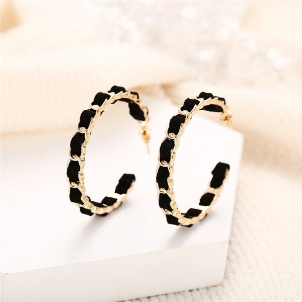 

black hoop earrings for women 2020 new design circle round earring fashion statement women wedding party jewelry gift, Golden;silver