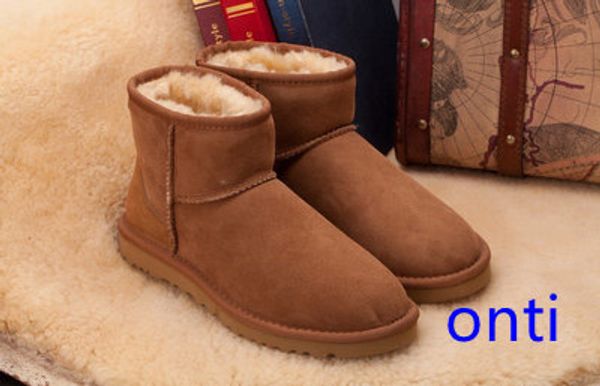 

winter snow boots wgg classic ladies warm mini boots christmas lady minis shoes chestnut chocolate gray black sale