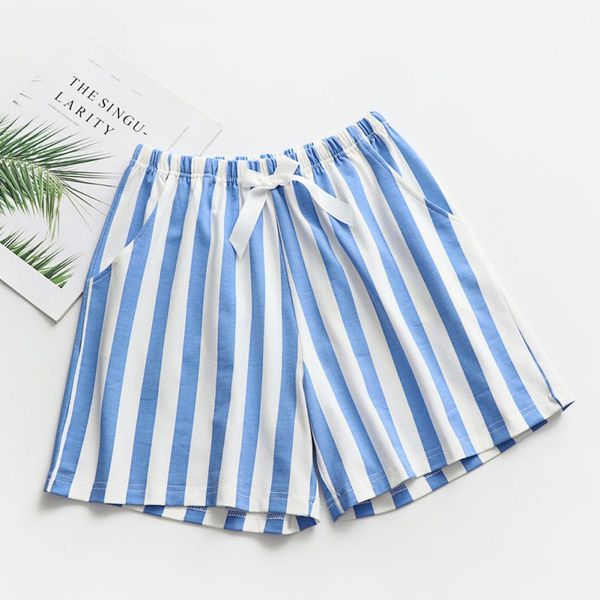 

женщины печати сна bottoms пижама хлопок лето сыпучих homewear шорты женщины упругого wasit отдых шорты, Black;red