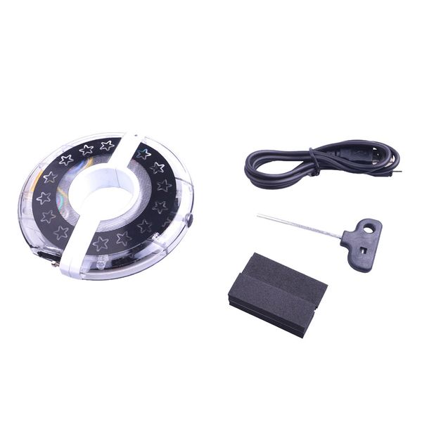 

full color charging app intelligent remote control flower drum light neon lamp cover wheelÂ night cycling equipment #lr3