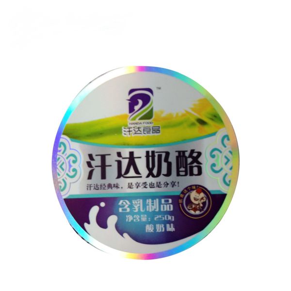 

diy custom foods stickers adhesive pet vinyl eco-friendly sticker sheet