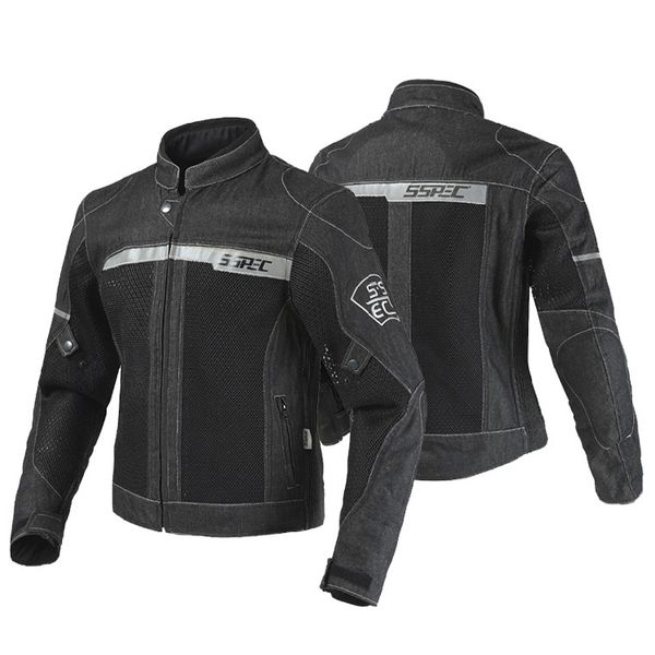 

motorcycle cowboy riding clothes mesh breathable biker offroad knight anti-fall suit jacket