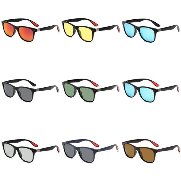 

оптово мужчины hd хорошие поляризованные очки спорта на открытом воздухе очки солнцезащитные очки вождения алюминиевый магниевый сплав frame, White;black