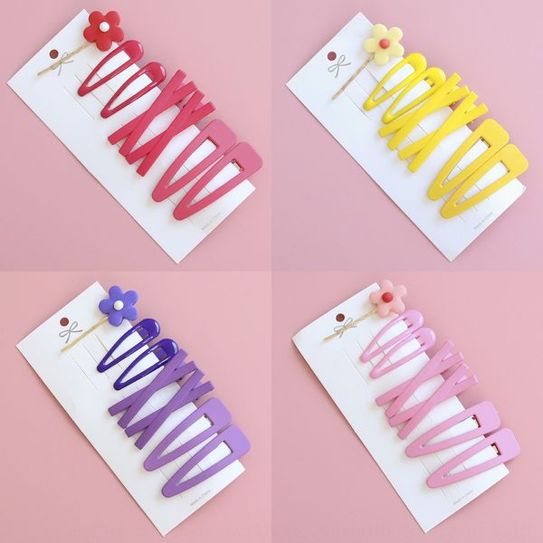 

yafeng children's headwear bb clip bangs side card large small headdress headdress hairpin anti-rust hairpin hair accessory set, Slivery;white