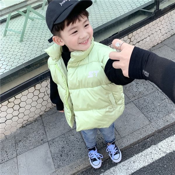 

children's vest vest hand plug super soft loose cotton waistcoat boys and girls thickened cotton waistcoat, Camo