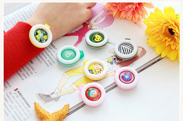 

cartoon repellent buckles fragrance incense repellents buckle adults children summer anti mosquito button clip pest control hot, Blue