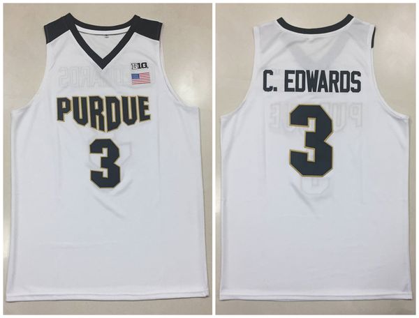 

purdue boilermakers college #3 carsen edwards white retro basketball jersey mens stitched custom any number name jerseys, Black;red