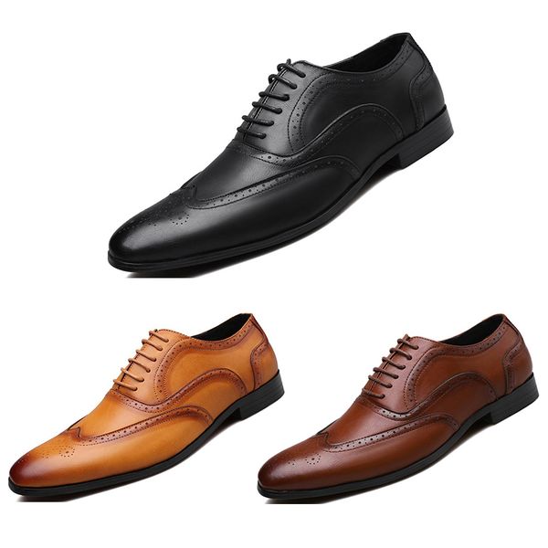 

popular shoes for men dress leather black ten white brown light brown fashion running shoes size 40-45
