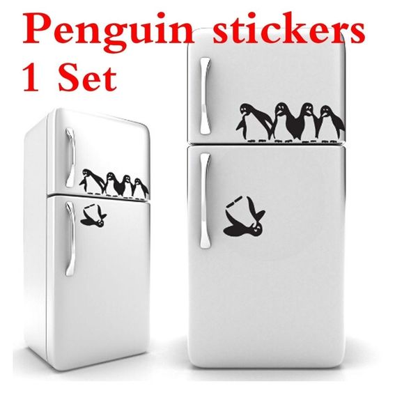 Funny Penguin Kitchen Fridge Sticker Diy Decals Dining Room Decorative Wall Stickers Magnets Game India From Periwinkle