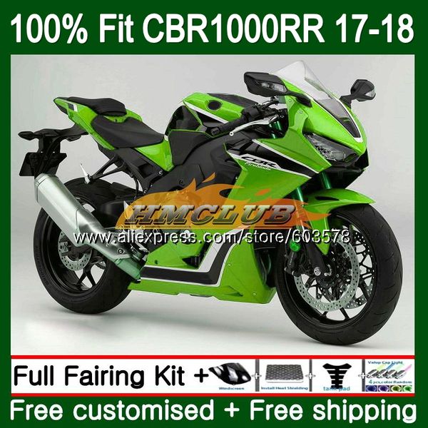 

injection +tank for cbr1000 rr cbr 1000 rr 2017 2018 128cl.17 cbr 1000rr cbr-1000rr cbr1000rr 17 18 fairings glossy green, Black