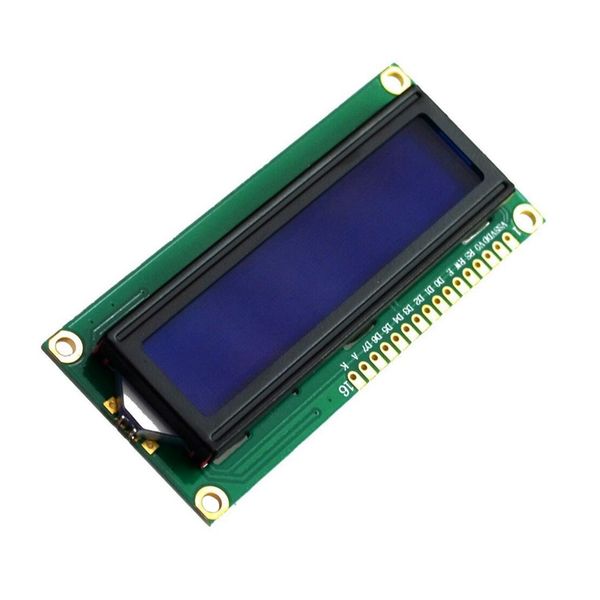 

hlzs-new dc 5v hd44780 1602 lcd display module 16x2 character lcm blue backlight