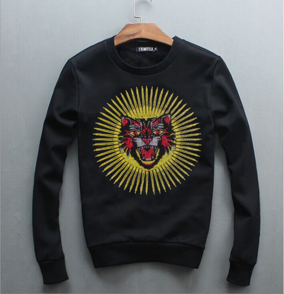 

2020 new hoodies diamonds for men fashion sweatshirt boys pullover, Black
