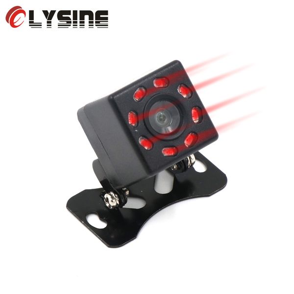 

olysine 8 led ir night vision back camera waterproof backup parking camera universal wide angle rearview car rear view