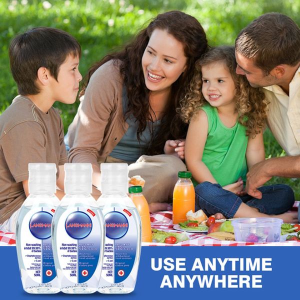 

30/50/60ml anti-bacteria moisturizing liquid disposable no clean waterless antibacterial hand gel hand sanitizer gel