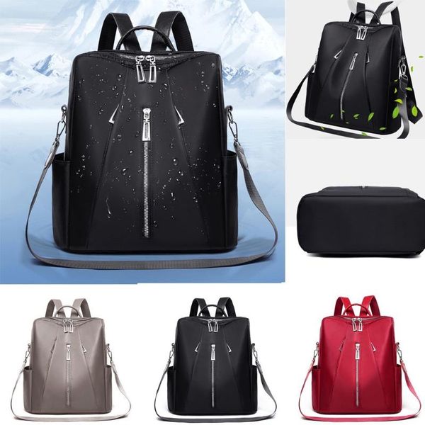 

waterproof anti-theft travel school bags fashion trend multicolor waterproof oxford multifunctional backpack shoulder bag