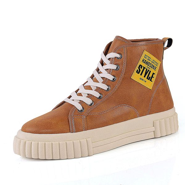 

fashion british style men causal shoes genuine simplicity leather men shoes four s outdoor flats male winter, Black