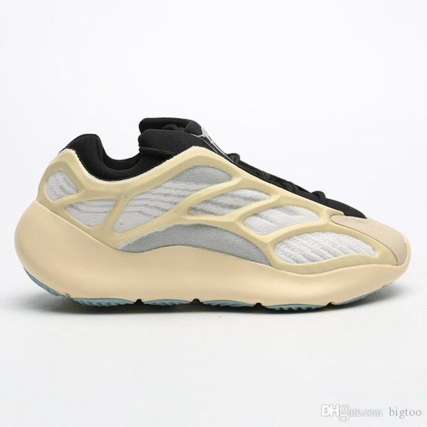 

kanye west foam runner 700 v3 sneakers for mens kanyewest 700v3 sports shoes men white skeleton running shoes man women light trainers, White;red