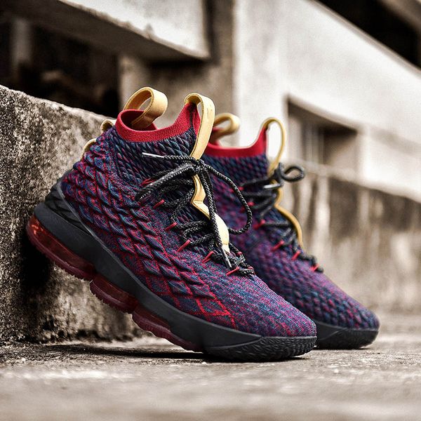 

2019 new designer shoes 15 equality black white fashion breathable mens basketball shoes 15s ep sports training sneakers men shoes size 7-12, White;red