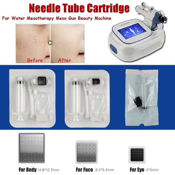 Cartucho de agulha de titânio de vanádio mesoterapia Meso Gun As agulhas injeção gratuita rejuvenescimento da pele para rosto, corpo e olhos CE