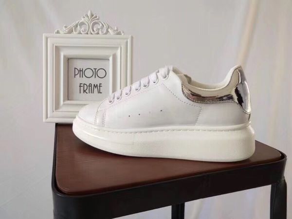 

designer shoes silver color men women sneakers luxury designer leather sneakers luxury sneakers sale, Black