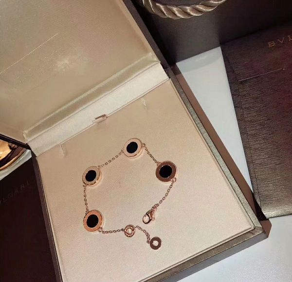 

bracelets bangles s925 sterling silver ceramics for women wedding gift, Black