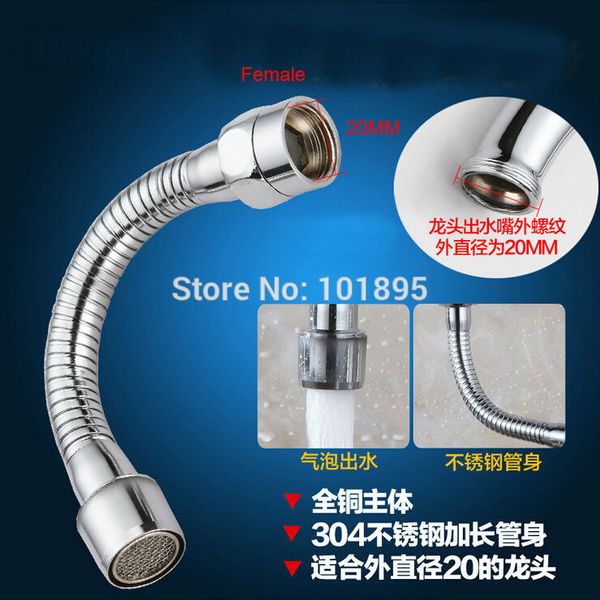 Flexible Pipe 360 Degree Turn With 3 Size Male And Female Thread