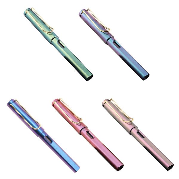 

fashion gradient fountain pen business student 0.38 mm extra fine nib calligraphy office supply writing tool