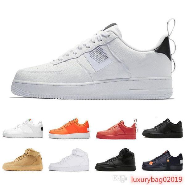 

2019 running shoes for men women dunk 1 utility white black orange wheat high low mens trainers sports sneakers skateboard shoes