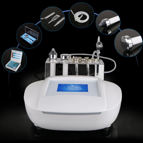 

price 4in1 diamond dermabrasion machine blackheads removal facial peeling sprayer skin moisturizer ultrasonic skin massage anti-aging