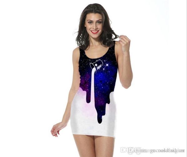 

women dresses fashion designer scoop neck ladies dress casual panelled slim female apparel summer digital color, Black;gray