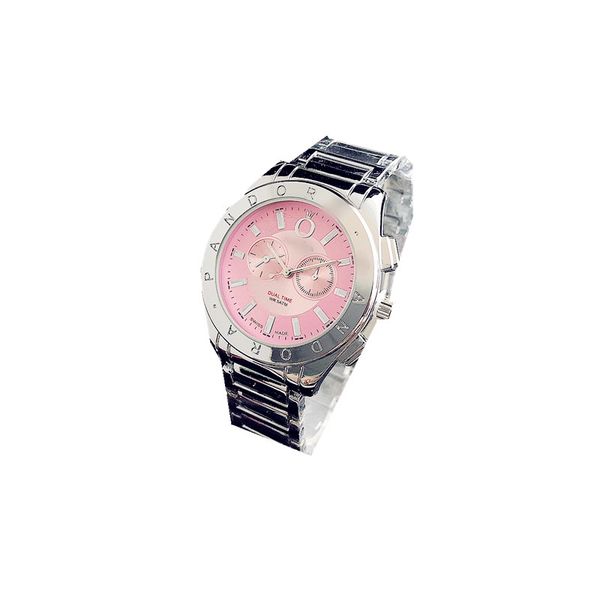 

39.8mm womens luxury designer watches fashion casual clock large dial men's watch luxury couple watch, Slivery;black